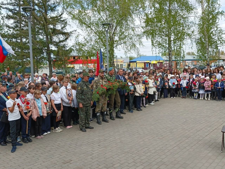 Встреча участников патриотического мотопробега.